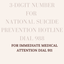 Suicide Prevention Dial 988
